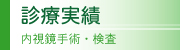 診療実績　内視鏡手術・検査